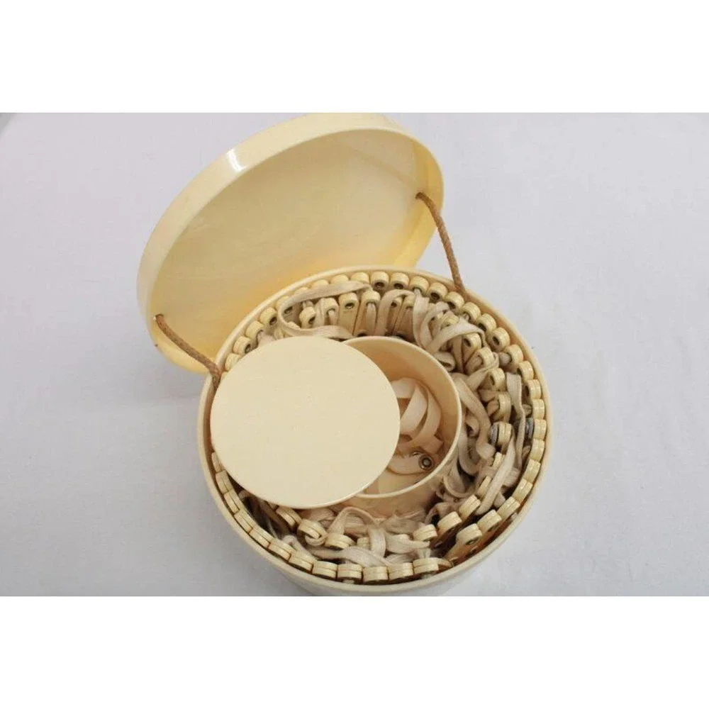 Vintage Collapsible Hoop Skirt Caged Crinoline Frame Belle O' the Ball with Case - Picture 16 of 17